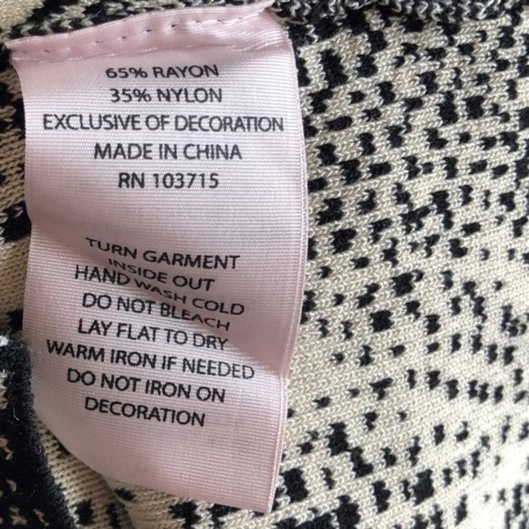 Nanette Lepore Sweater Dress Medium Snake Animal Print Neutral - Picture 12 of 14